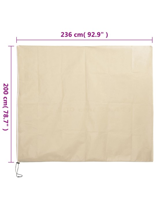 Augu pārsegs ar rāvējslēdzēju., 70 g/m², flīss, 2,36x2 m