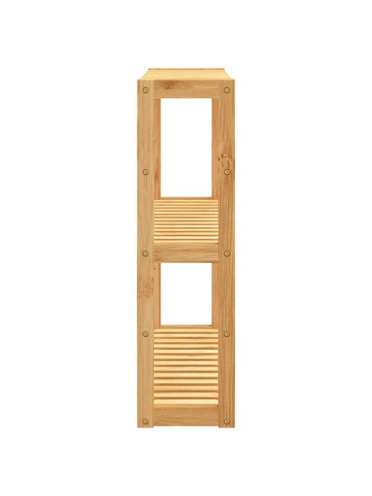 Vannasistabas sienas plaukts, 3 līmeņi, 60x15x54 cm, bambuss
