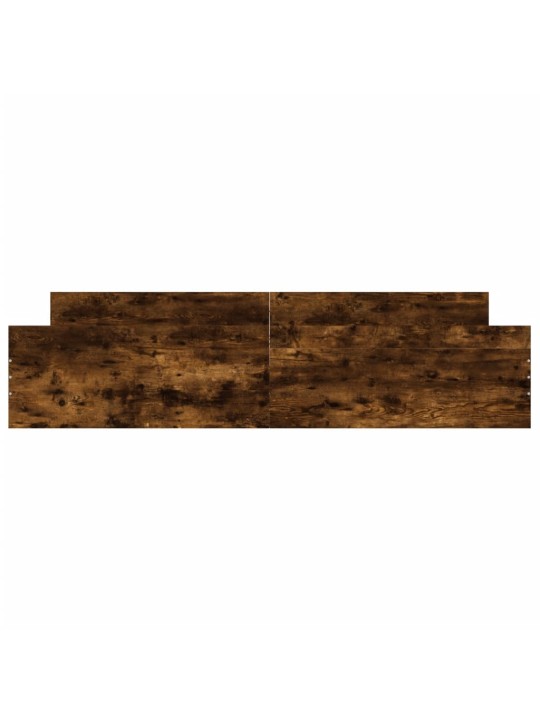 Gultas rāmis ar galvgali un kājgali, koka krāsa, 200x200 cm