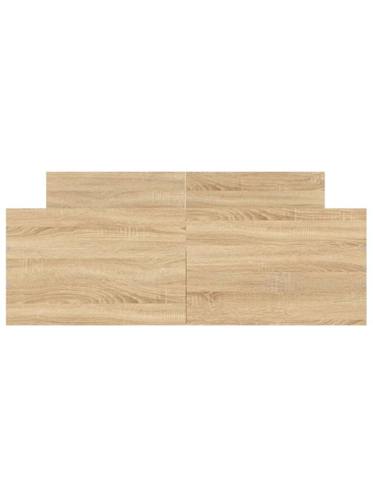 Gultas rāmis ar galvgali un kājgali, koka krāsa, 120x200 cm