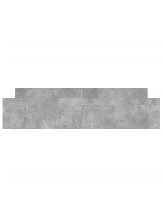 Gultas rāmis ar galvgali un kājgali, betona pelēks, 180x200 cm