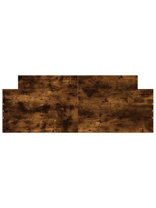 Gultas rāmis ar galvgali un kājgali, koka krāsa, 135x190 cm