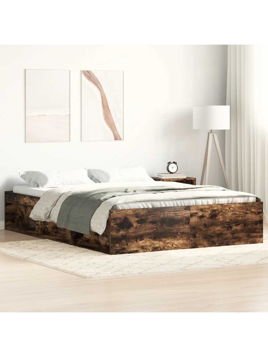 Gultas rāmis, ozolkoka krāsa, 120x200 cm