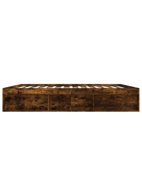 Gultas rāmis, ozolkoka krāsa, 200x200 cm