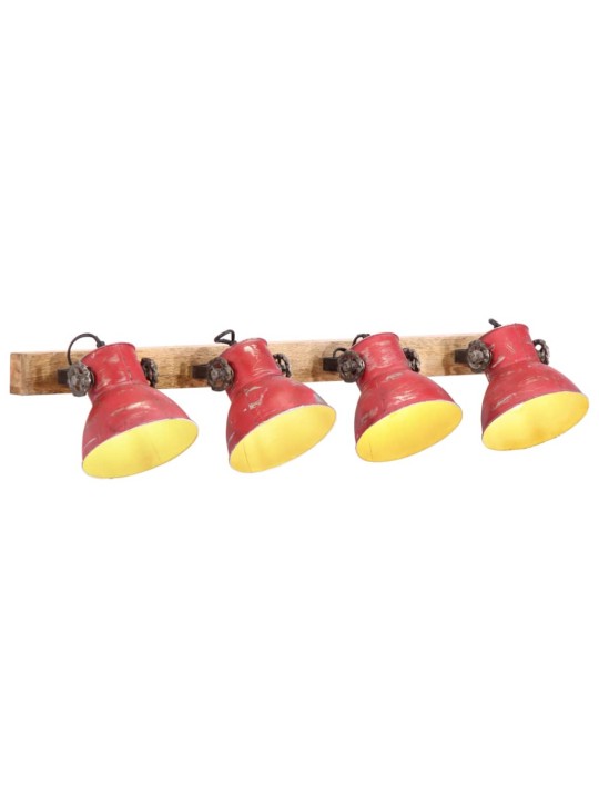 Sienas lampa, 25 w, bružāti sarkana, 90x25 cm e27