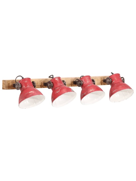 Sienas lampa, 25 w, bružāti sarkana, 90x25 cm e27