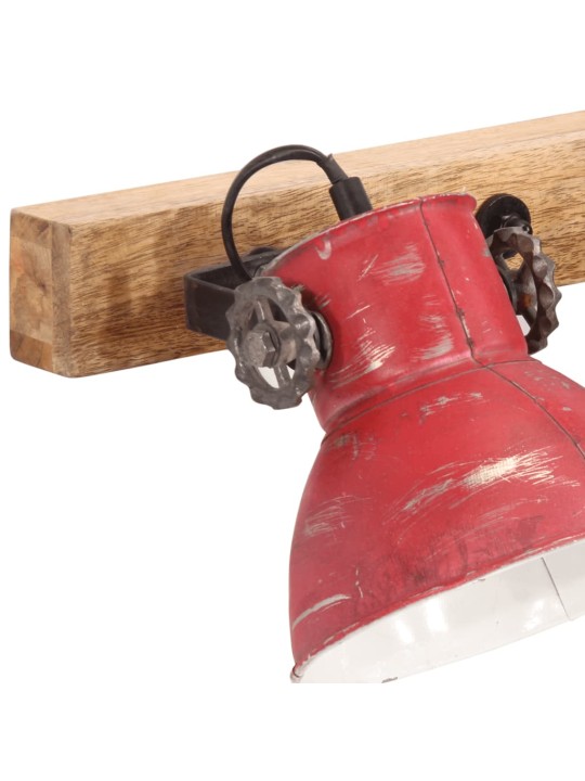 Sienas lampa, 25 w, bružāti sarkana, 90x25 cm e27