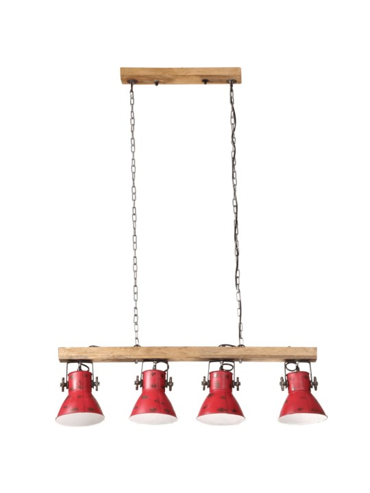 Sienas lampa, 25 w, bružāti sarkana, 90x24x111 cm, e27