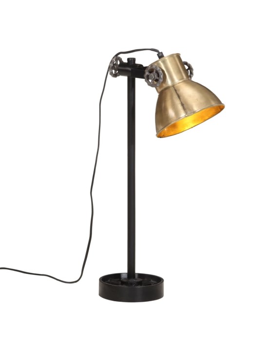 Galda lampa, 25 w, antīka misiņa krāsa, 15x15x55 cm, e27