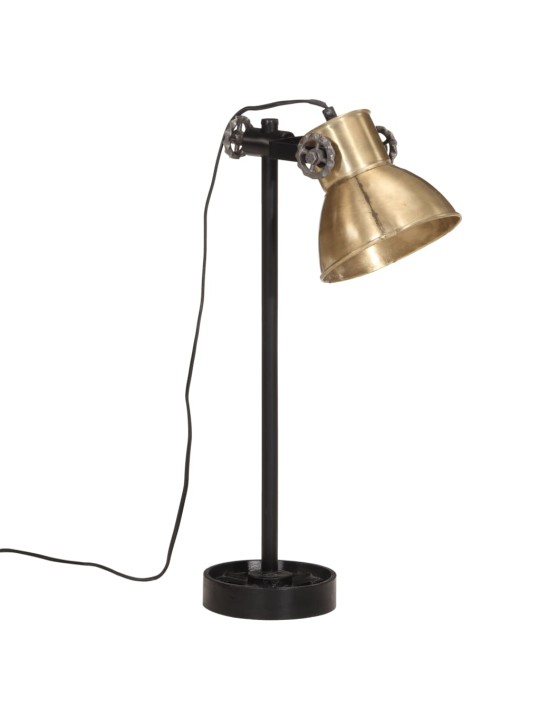 Galda lampa, 25 w, antīka misiņa krāsa, 15x15x55 cm, e27