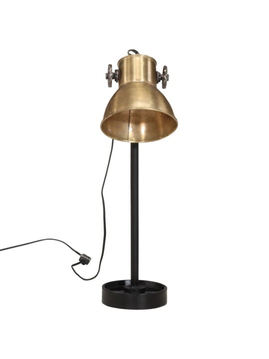 Galda lampa, 25 w, antīka misiņa krāsa, 15x15x55 cm, e27