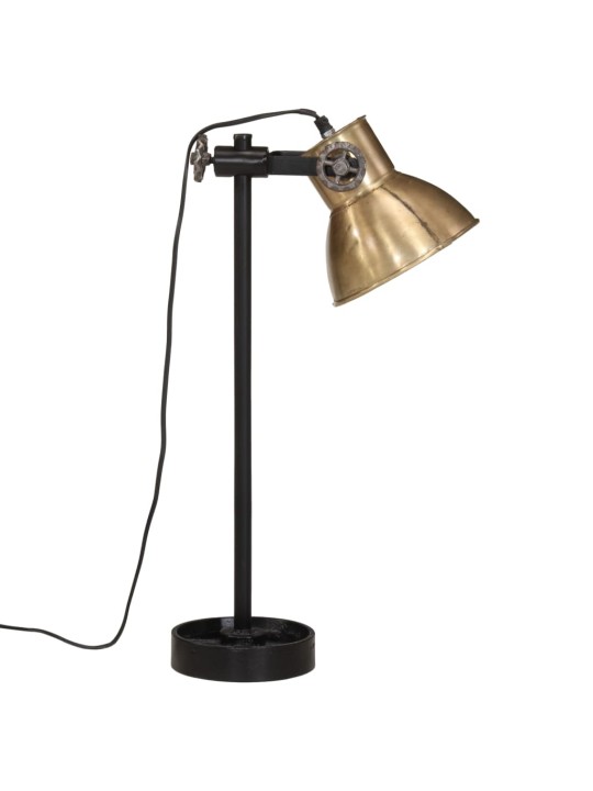 Galda lampa, 25 w, antīka misiņa krāsa, 15x15x55 cm, e27