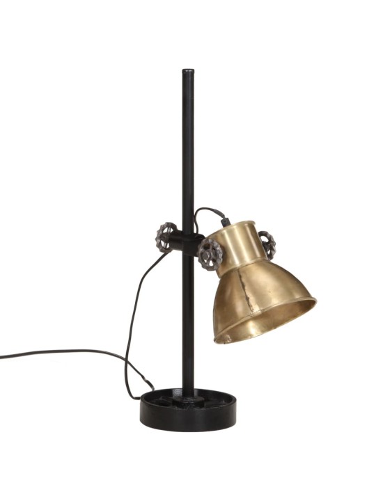 Galda lampa, 25 w, antīka misiņa krāsa, 15x15x55 cm, e27
