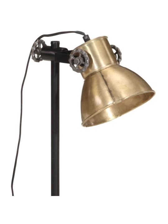 Galda lampa, 25 w, antīka misiņa krāsa, 15x15x55 cm, e27