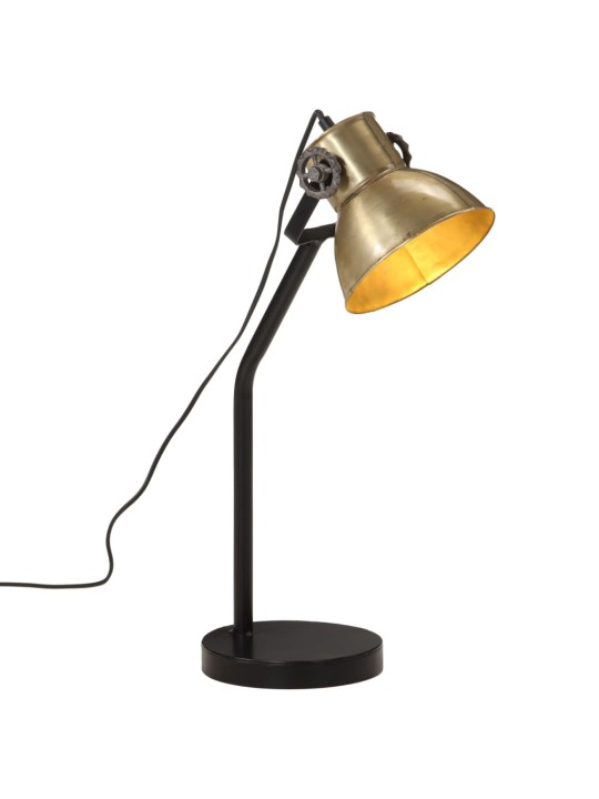 Galda lampa, 25 w, antīka misiņa krāsa, 17x17x60 cm, e27