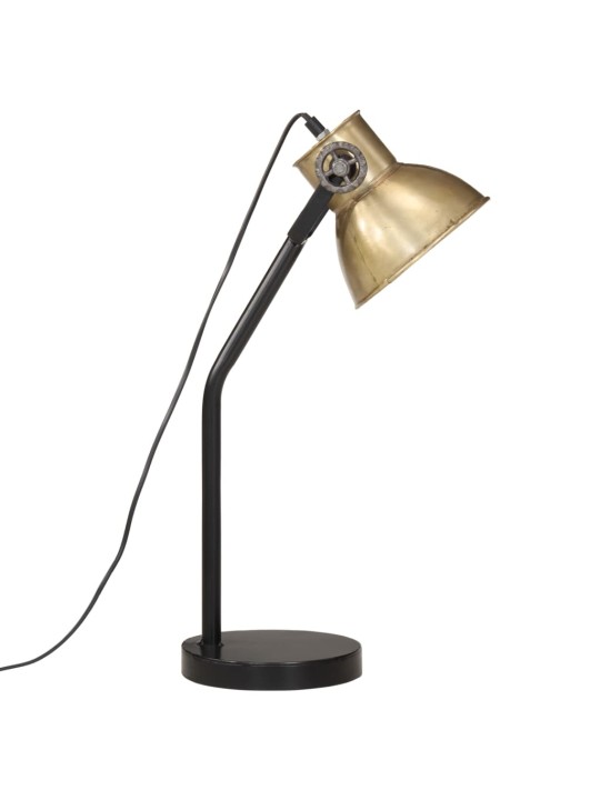 Galda lampa, 25 w, antīka misiņa krāsa, 17x17x60 cm, e27