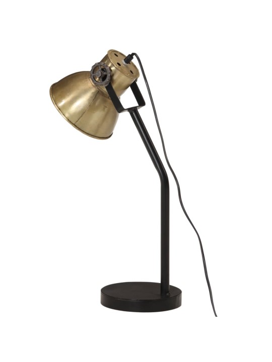 Galda lampa, 25 w, antīka misiņa krāsa, 17x17x60 cm, e27