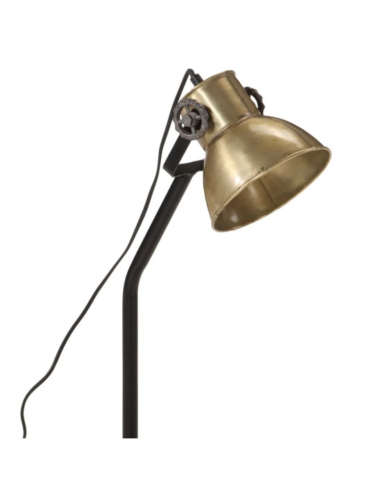 Galda lampa, 25 w, antīka misiņa krāsa, 17x17x60 cm, e27