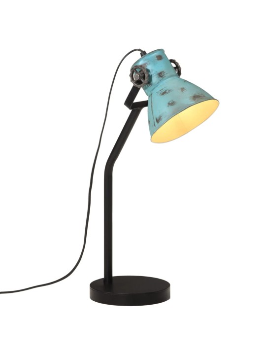 Galda lampa, 25 w, bružāti zila, 17x17x60 cm, e27