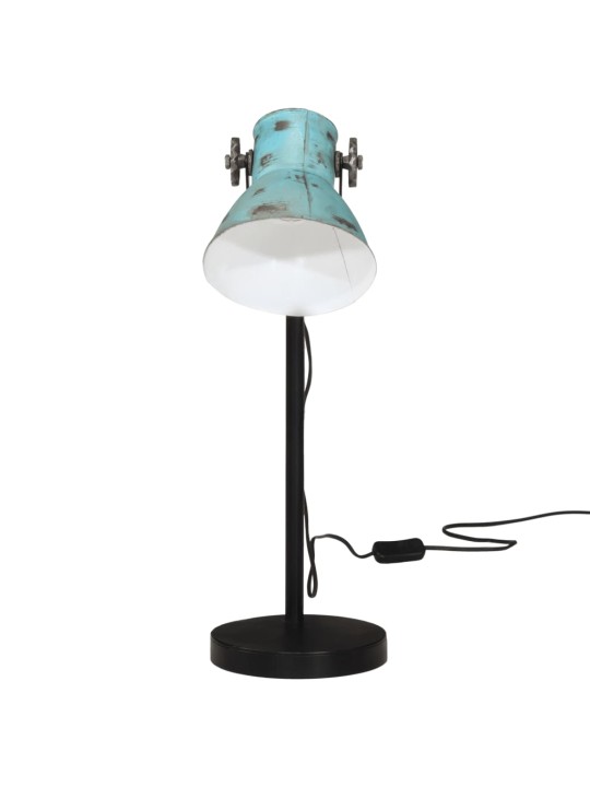 Galda lampa, 25 w, bružāti zila, 17x17x60 cm, e27