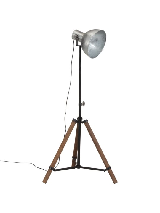 Grīdas lampa, 25 w, vintāžas, sudraba krāsa, 75x75x90-150cm e27