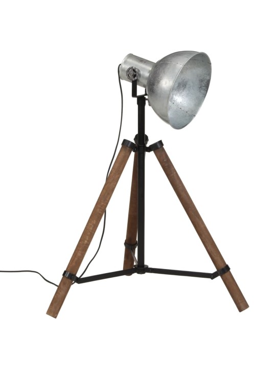 Grīdas lampa, 25 w, vintāžas, sudraba krāsa, 75x75x90-150cm e27