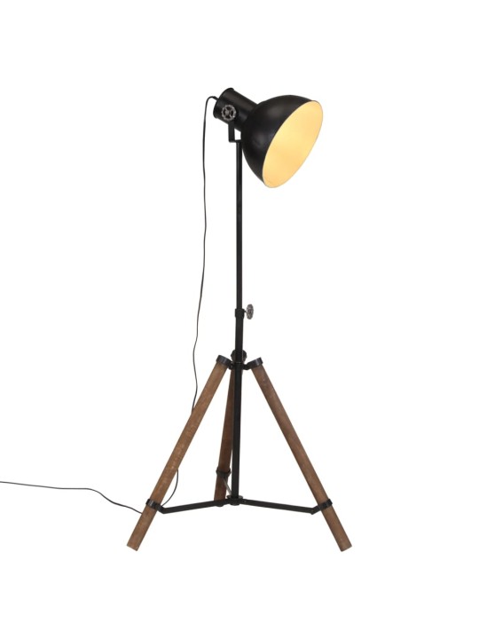 Grīdas lampa, 25 w, melna, 75x75x90-150 cm, e27