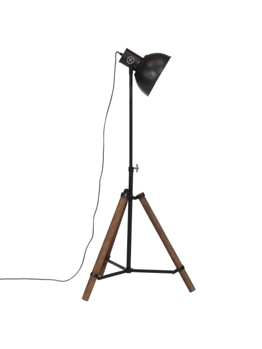 Grīdas lampa, 25 w, melna, 75x75x90-150 cm, e27