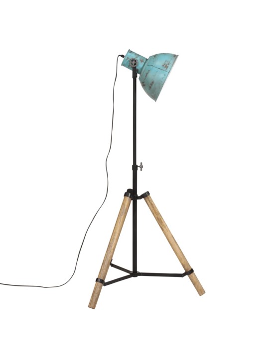 Grīdas lampa, 25 w, bružāti zila, 75x75x90-150 cm e27