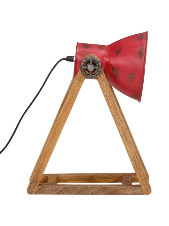 Galda lampa, 25 w, bružāti sarkana, 30x17x40 cm, e27