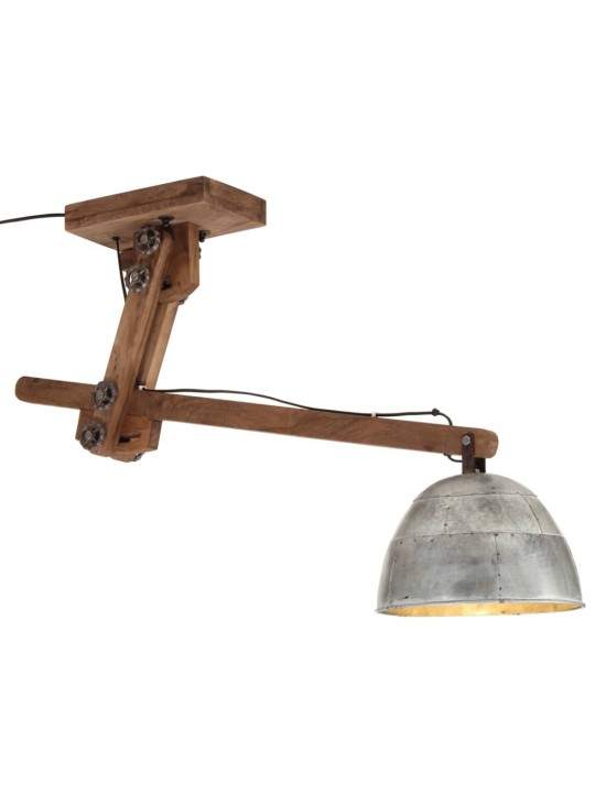 Sienas lampa 25 w, vintāžas, sudraba krāsa, 105x30x65-108cm e27