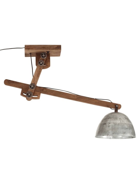 Sienas lampa 25 w, vintāžas, sudraba krāsa, 105x30x65-108cm e27