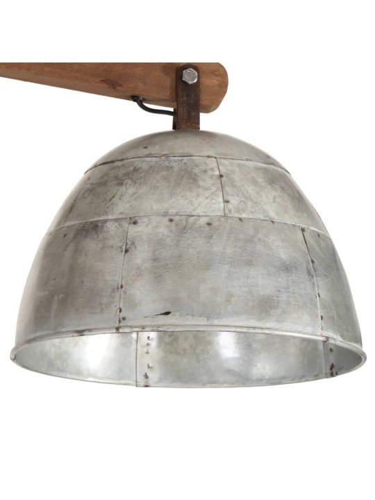 Sienas lampa 25 w, vintāžas, sudraba krāsa, 105x30x65-108cm e27