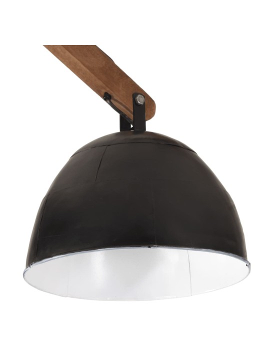 Sienas lampa 25 w, vintāžas, melna, 29x18x85 cm, e27