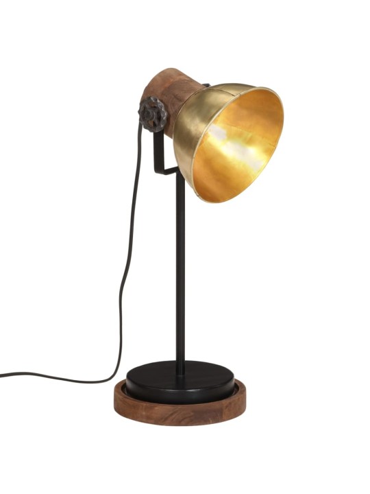 Galda lampa, 25 w, antīka misiņa krāsa, 17x17x50 cm, e27
