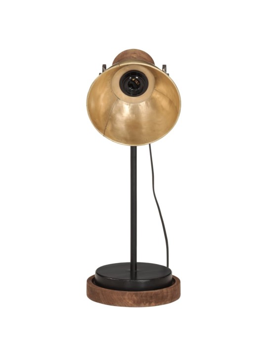 Galda lampa, 25 w, antīka misiņa krāsa, 17x17x50 cm, e27