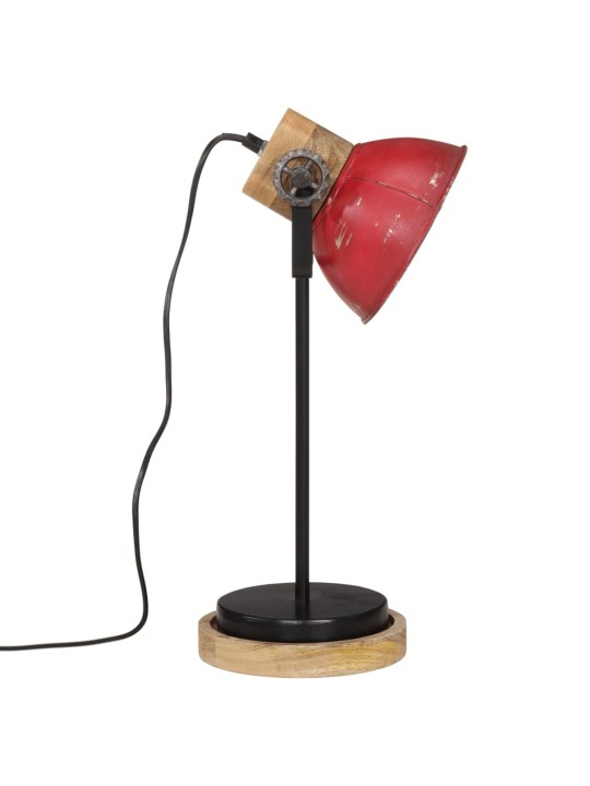 Galda lampa, 25 w, bružāti sarkana, 17x17x50 cm, e27