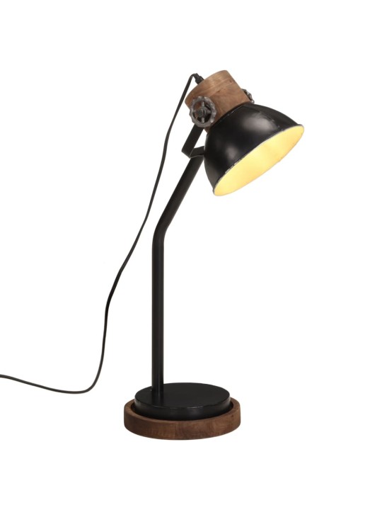 Galda lampa, 25 w, melna, 18x18x60 cm, e27