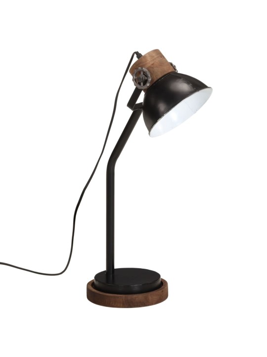 Galda lampa, 25 w, melna, 18x18x60 cm, e27