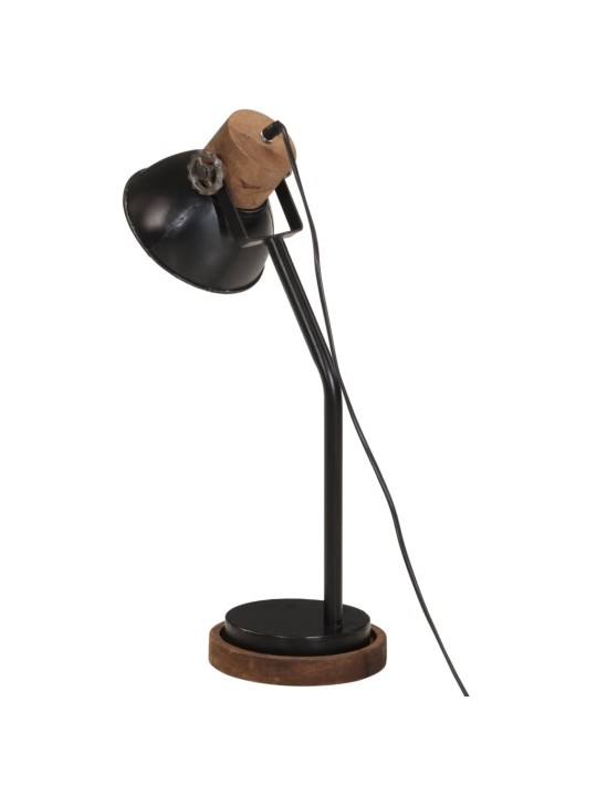 Galda lampa, 25 w, melna, 18x18x60 cm, e27