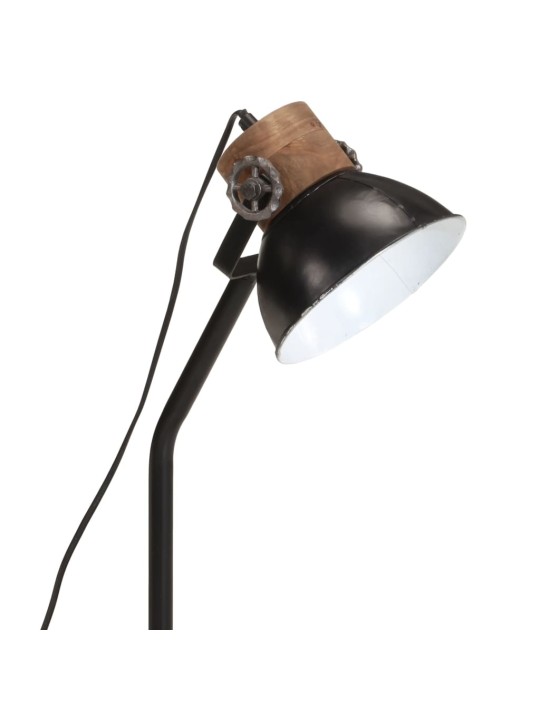 Galda lampa, 25 w, melna, 18x18x60 cm, e27