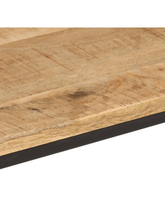 Konsoles galdiņš, 90x30x75 cm, neapstrādāts mango koks, dzelzs