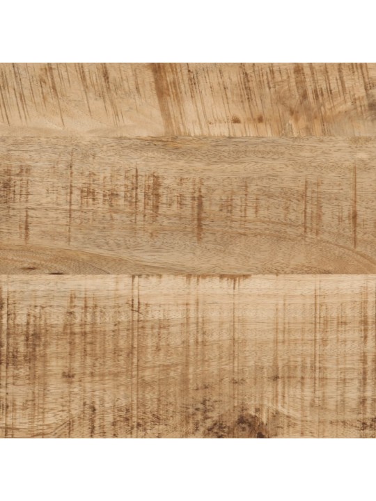 Konsoles galdiņš, 90x30x75 cm, neapstrādāts mango koks, dzelzs