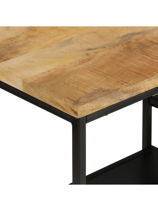 Konsoles galdiņš, 110x30x75 cm, neapstrādāts mango koks, dzelzs