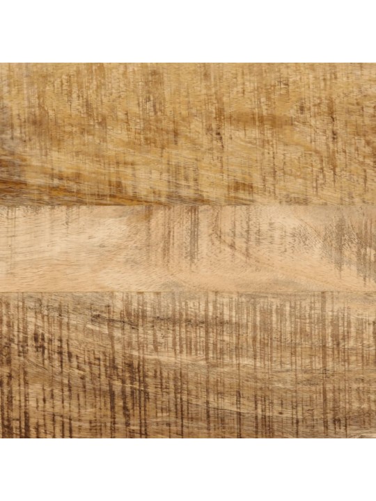 Konsoles galdiņš, 110x30x75 cm, neapstrādāts mango koks, dzelzs