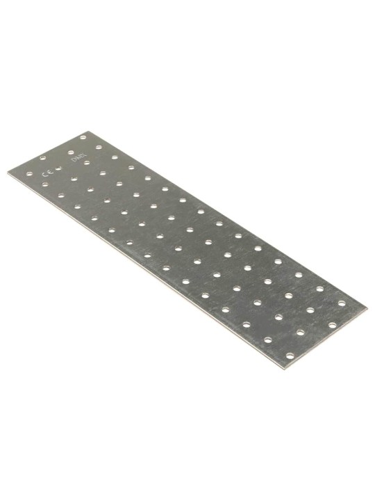 Perforētas plāksnes, 20 gab., 2 mm, 300x80 mm, cinkots tērauds
