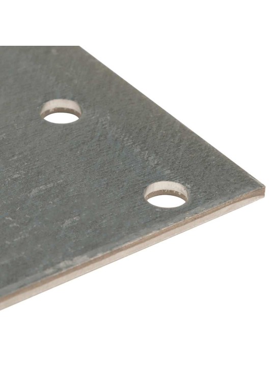Perforētas plāksnes, 20 gab., 2 mm, 300x80 mm, cinkots tērauds