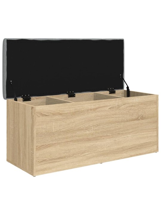 Uzglabāšanas sols, ozolkoka, 102x42x45 cm, inženierijas koks