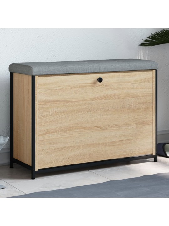 Apavu sols ar atvāžamu atvilktni, ozolkoka, 82x32x56 cm