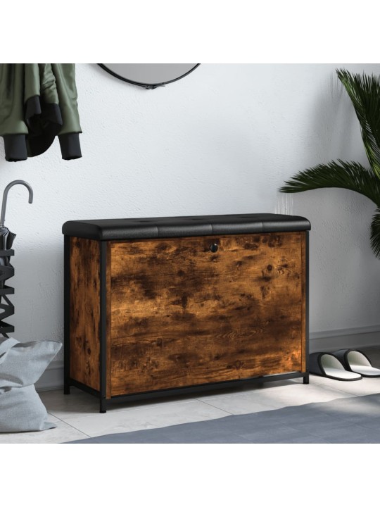 Apavu sols ar atvāžamu atvilktni, koka krāsa, 82x32x56 cm